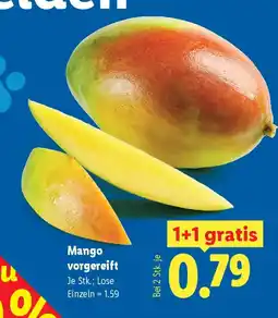 Lidl Mango vorgereift Angebot