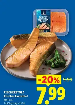 Lidl Fischerstolz frisches lachsfilet Angebot