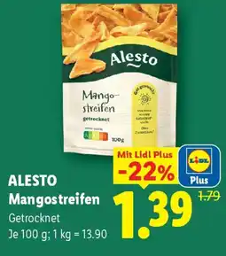 Lidl Alesto Mango streifen Angebot