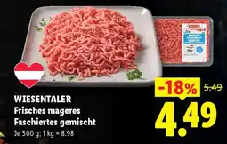 Lidl Wiesentaler frisches mageres faschiertes gemischt Angebot
