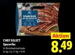 Lidl Chef select spareribs Angebot