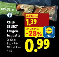 Lidl Chef select laugen baguette Angebot
