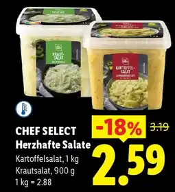 Lidl Chef select herzhafte salate Angebot