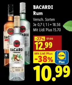 Lidl Bacardi rum Angebot