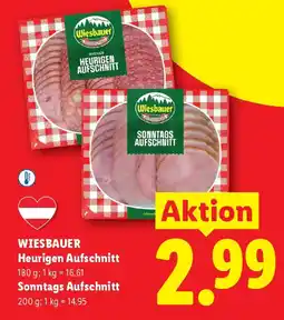 Lidl Wiesbauer heurigen aufschnitt Angebot