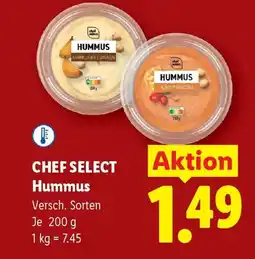 Lidl Chef select hummus Angebot
