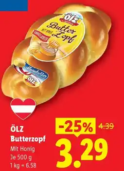 Lidl Ölz butterzopf Angebot