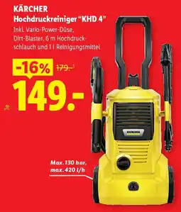 Lidl Kärcher hochdruckreiniger khd 4 Angebot
