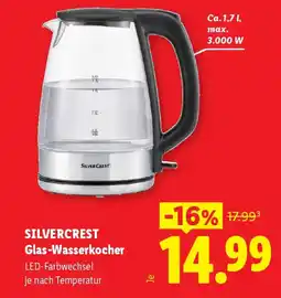 Lidl Silvercrest glas wasserkocher Angebot