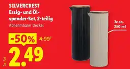Lidl Silvercrest essig spender set Angebot