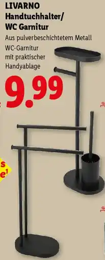 Lidl Livarno handtuchhalter/ wc garnitur Angebot