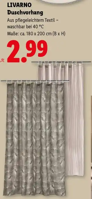 Lidl Livarno duschvorhang Angebot