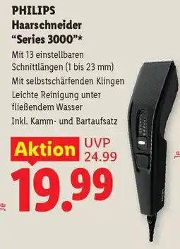 Lidl Philips haarschneider series 3000 Angebot