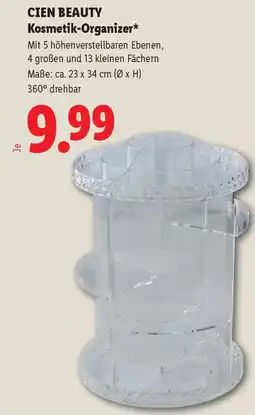 Lidl Cien beauty kosmetik organizer Angebot
