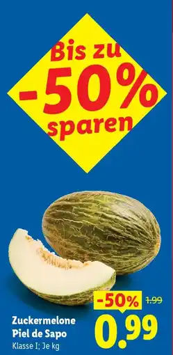 Lidl Zuckermelone piel de sapo Angebot