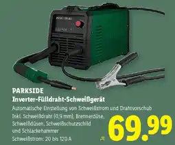 Lidl Parkside inverter-fülldraht schweißgerät Angebot