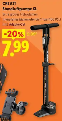 Lidl Crivit standluftpumpe xl Angebot