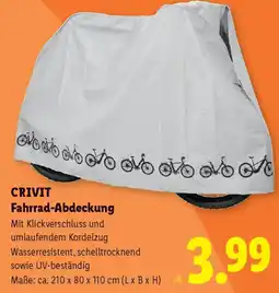 Lidl Crivit fahrrad abdeckung Angebot
