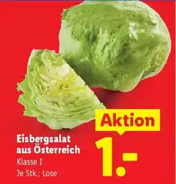 Lidl Eisbergsalat aus Österreich Angebot