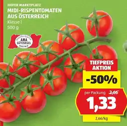 Hofer Midi-Rispentomaten aus Österreich Angebot