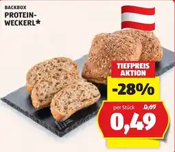 Hofer Backbox Protein-Weckerl* Angebot