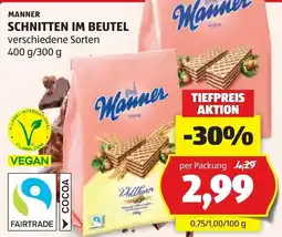 Hofer Manner Schnitten im Beutel Angebot