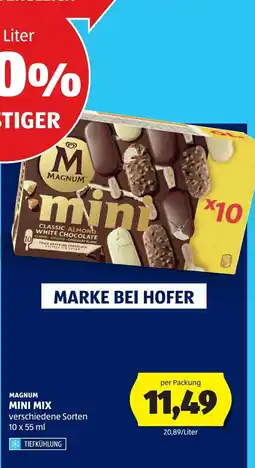 Hofer Magnum Mini Mix Angebot