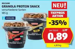 Hofer Milsani Granola Protein Snack Angebot