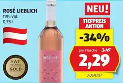Hofer Rosé Lieblich Angebot