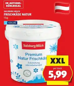 Hofer SalzburgMilch Premium Natur Frischkäse Angebot