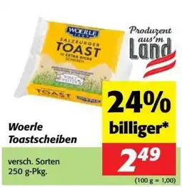 Nah&Frisch Woerle Toastscheiben Angebot