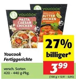 Nah&Frisch Youcook Fertiggerichte Angebot