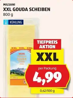 Hofer Milsani XXL Gouda Scheiben Angebot