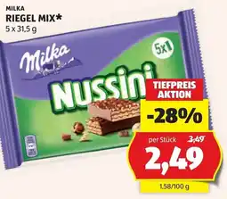 Hofer Milka Nussini Angebot