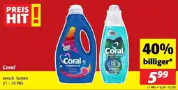 Nah&Frisch Coral Waschmittel Angebot