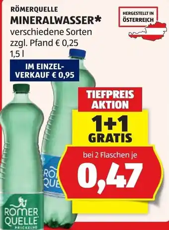 Römerquelle Mineralwasser