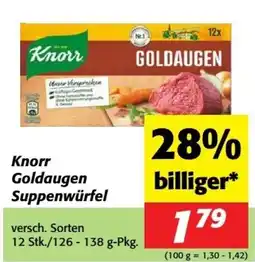 Nah&Frisch Knorr Goldaugen Suppenwürfel Angebot