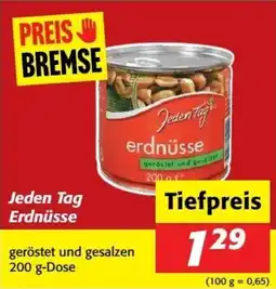 Nah&Frisch Jeden Tag Erdnüsse Angebot
