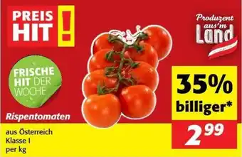 Nah&Frisch Rispentomaten Angebot