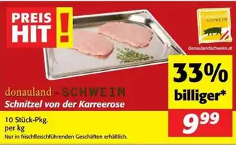 Nah&Frisch donauland-SCHWEIN Schnitzel von der Karreerose Angebot