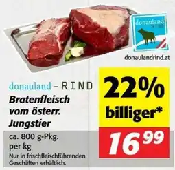 Nah&Frisch donauland-RIND Bratenfleisch vom österr. Jungstier Angebot