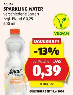 Hofer Aqua+ Sparkling Water Angebot