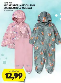 Hofer Lily & Dan Kleinkinder-Matsch- und Buddelanzug-/Overall Angebot