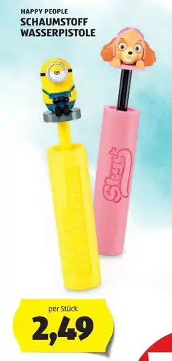 Hofer Happy People Schaumstoff Wasser Pistole Angebot