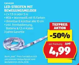 Hofer Casalux LED-Streifen mit Bewegungsmelder Angebot