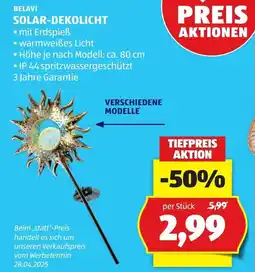 Hofer Belavi Solar-Dekolicht Angebot