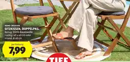 Hofer Home Creation Sitzkissen, Doppelpkg. Angebot