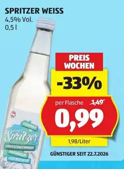Hofer Weisser Spritzer Angebot