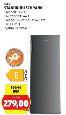 Hofer CEEM STANDKÜHLSCHRANK Angebot