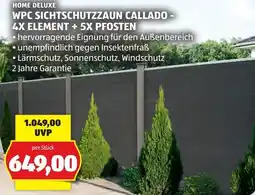 Hofer Home Deluxe WPC Sichtschutzzaun Callado Angebot
